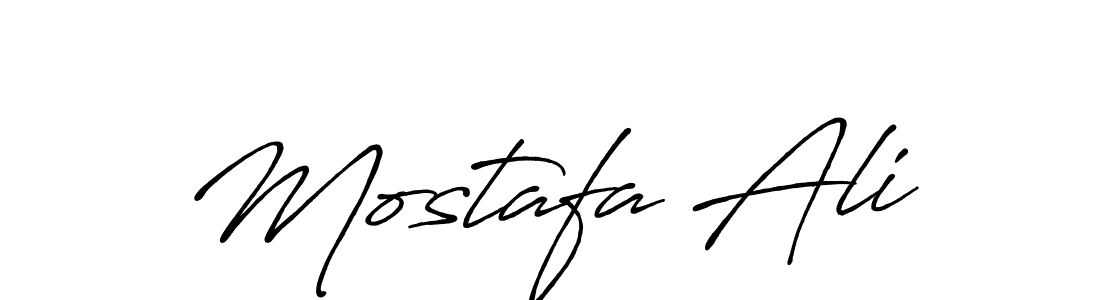 Also You can easily find your signature by using the search form. We will create Mostafa Ali name handwritten signature images for you free of cost using Antro_Vectra_Bolder sign style. Mostafa Ali signature style 7 images and pictures png