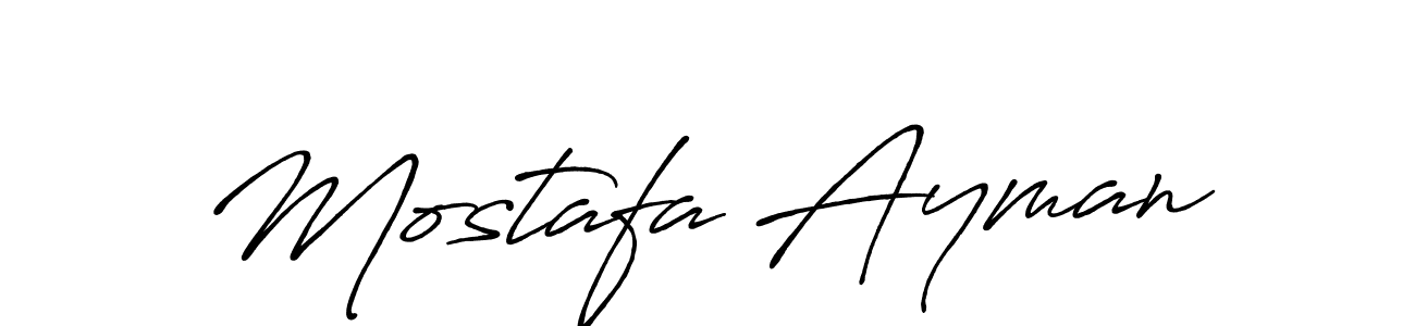 How to Draw Mostafa Ayman signature style? Antro_Vectra_Bolder is a latest design signature styles for name Mostafa Ayman. Mostafa Ayman signature style 7 images and pictures png