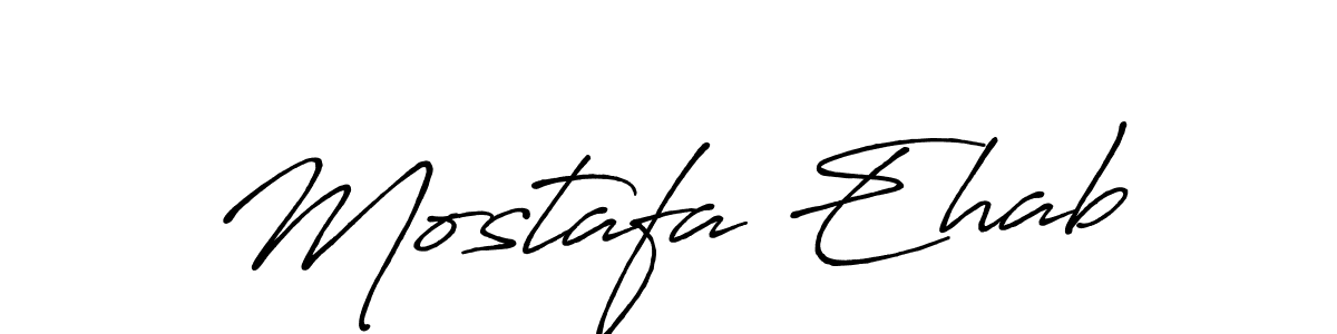 The best way (Antro_Vectra_Bolder) to make a short signature is to pick only two or three words in your name. The name Mostafa Ehab include a total of six letters. For converting this name. Mostafa Ehab signature style 7 images and pictures png