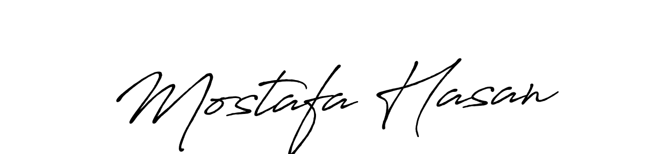 Make a short Mostafa Hasan signature style. Manage your documents anywhere anytime using Antro_Vectra_Bolder. Create and add eSignatures, submit forms, share and send files easily. Mostafa Hasan signature style 7 images and pictures png