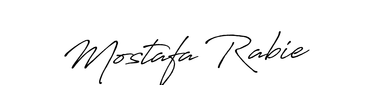 Also You can easily find your signature by using the search form. We will create Mostafa Rabie name handwritten signature images for you free of cost using Antro_Vectra_Bolder sign style. Mostafa Rabie signature style 7 images and pictures png