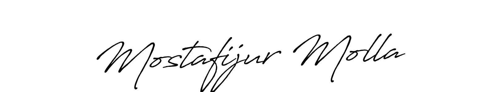 How to make Mostafijur Molla signature? Antro_Vectra_Bolder is a professional autograph style. Create handwritten signature for Mostafijur Molla name. Mostafijur Molla signature style 7 images and pictures png