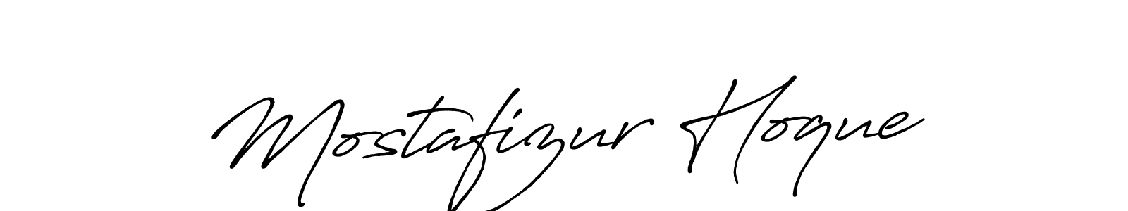 Mostafizur Hoque stylish signature style. Best Handwritten Sign (Antro_Vectra_Bolder) for my name. Handwritten Signature Collection Ideas for my name Mostafizur Hoque. Mostafizur Hoque signature style 7 images and pictures png