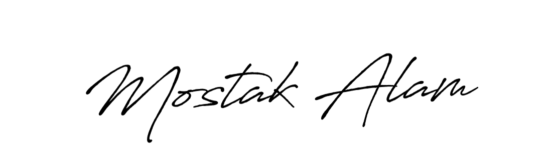 You should practise on your own different ways (Antro_Vectra_Bolder) to write your name (Mostak Alam) in signature. don't let someone else do it for you. Mostak Alam signature style 7 images and pictures png
