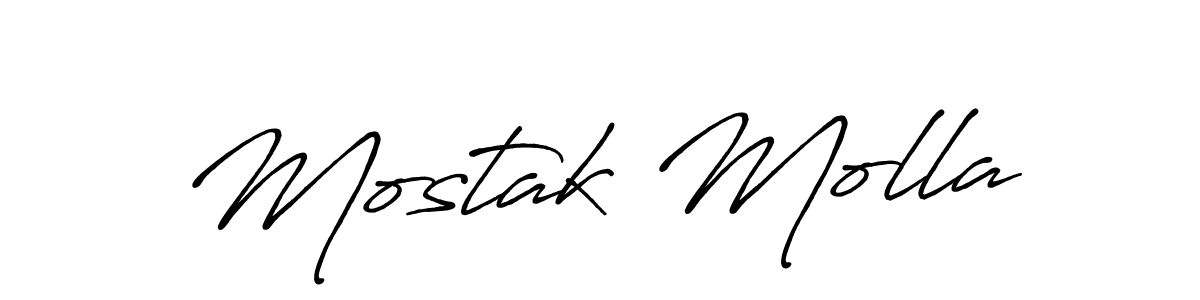 Also we have Mostak Molla name is the best signature style. Create professional handwritten signature collection using Antro_Vectra_Bolder autograph style. Mostak Molla signature style 7 images and pictures png