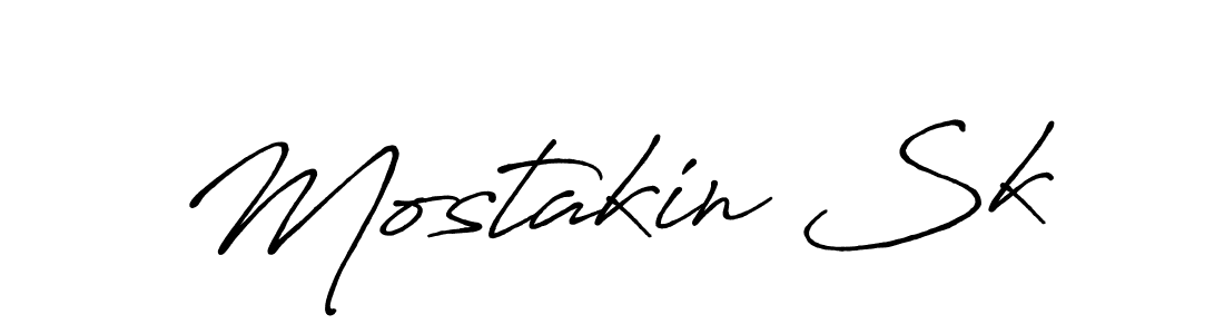 It looks lik you need a new signature style for name Mostakin Sk. Design unique handwritten (Antro_Vectra_Bolder) signature with our free signature maker in just a few clicks. Mostakin Sk signature style 7 images and pictures png