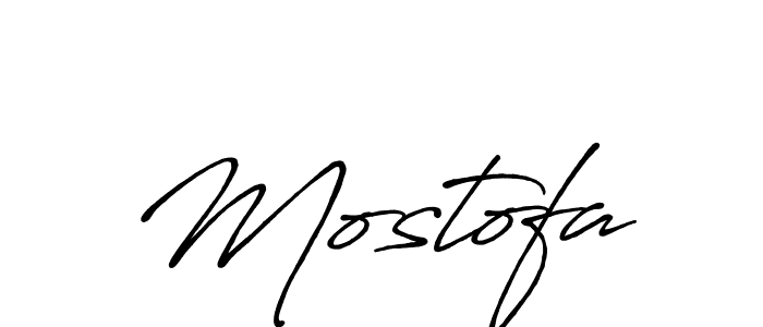 How to make Mostofa signature? Antro_Vectra_Bolder is a professional autograph style. Create handwritten signature for Mostofa name. Mostofa signature style 7 images and pictures png