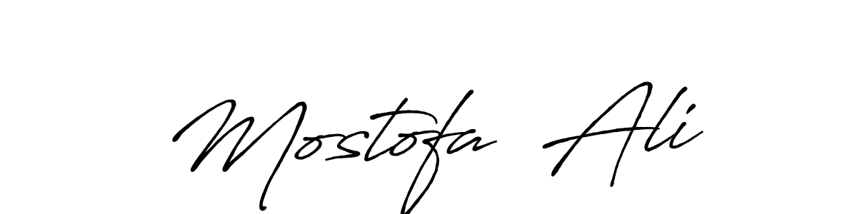 Antro_Vectra_Bolder is a professional signature style that is perfect for those who want to add a touch of class to their signature. It is also a great choice for those who want to make their signature more unique. Get Mostofa  Ali name to fancy signature for free. Mostofa  Ali signature style 7 images and pictures png