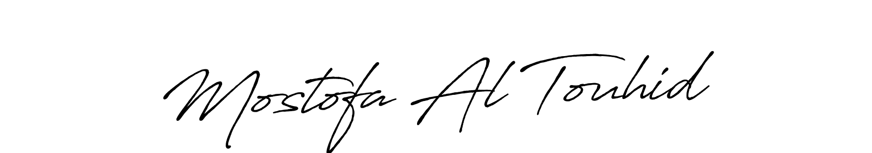 Mostofa Al Touhid stylish signature style. Best Handwritten Sign (Antro_Vectra_Bolder) for my name. Handwritten Signature Collection Ideas for my name Mostofa Al Touhid. Mostofa Al Touhid signature style 7 images and pictures png