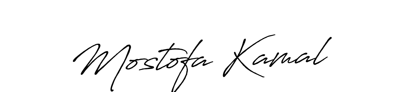 Design your own signature with our free online signature maker. With this signature software, you can create a handwritten (Antro_Vectra_Bolder) signature for name Mostofa Kamal. Mostofa Kamal signature style 7 images and pictures png