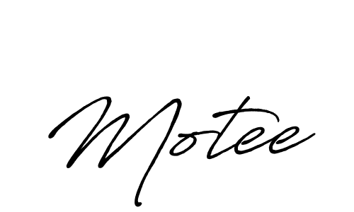 The best way (Antro_Vectra_Bolder) to make a short signature is to pick only two or three words in your name. The name Motee include a total of six letters. For converting this name. Motee signature style 7 images and pictures png