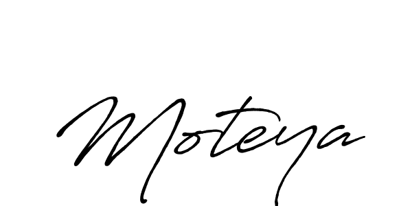 It looks lik you need a new signature style for name Moteya. Design unique handwritten (Antro_Vectra_Bolder) signature with our free signature maker in just a few clicks. Moteya signature style 7 images and pictures png