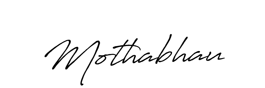 How to make Mothabhau signature? Antro_Vectra_Bolder is a professional autograph style. Create handwritten signature for Mothabhau name. Mothabhau signature style 7 images and pictures png