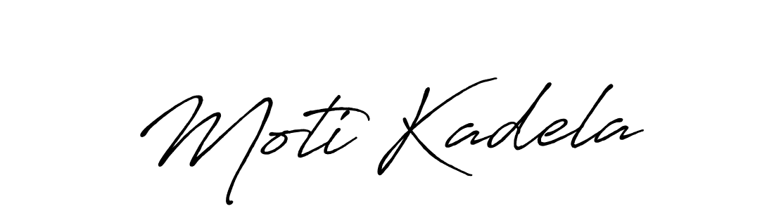 It looks lik you need a new signature style for name Moti Kadela. Design unique handwritten (Antro_Vectra_Bolder) signature with our free signature maker in just a few clicks. Moti Kadela signature style 7 images and pictures png