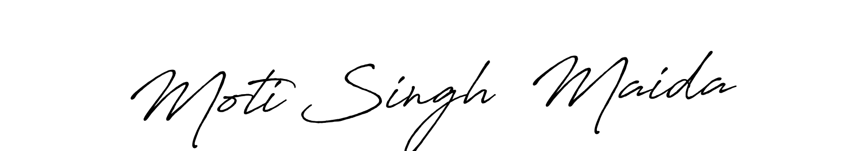 Make a short Moti Singh  Maida signature style. Manage your documents anywhere anytime using Antro_Vectra_Bolder. Create and add eSignatures, submit forms, share and send files easily. Moti Singh  Maida signature style 7 images and pictures png