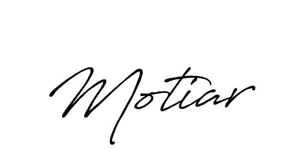 How to make Motiar signature? Antro_Vectra_Bolder is a professional autograph style. Create handwritten signature for Motiar name. Motiar signature style 7 images and pictures png