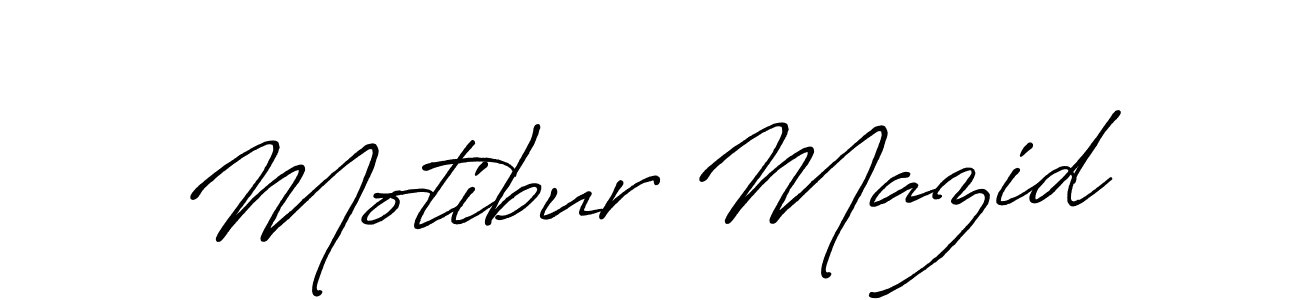 You should practise on your own different ways (Antro_Vectra_Bolder) to write your name (Motibur Mazid) in signature. don't let someone else do it for you. Motibur Mazid signature style 7 images and pictures png