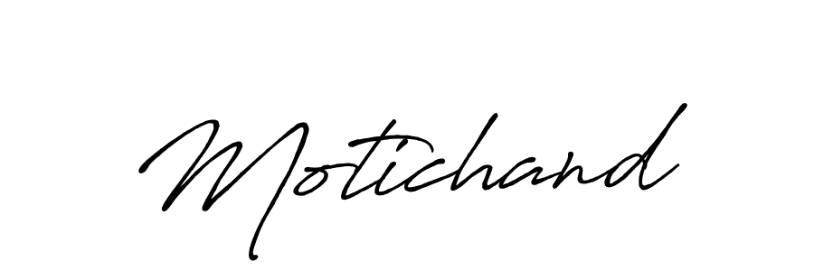 Make a beautiful signature design for name Motichand. With this signature (Antro_Vectra_Bolder) style, you can create a handwritten signature for free. Motichand signature style 7 images and pictures png