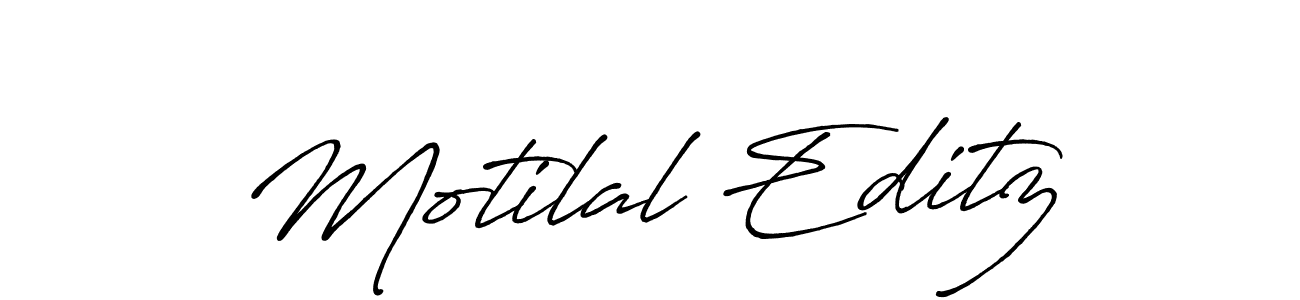 Make a short Motilal Editz signature style. Manage your documents anywhere anytime using Antro_Vectra_Bolder. Create and add eSignatures, submit forms, share and send files easily. Motilal Editz signature style 7 images and pictures png