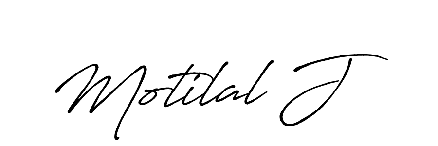 Motilal J stylish signature style. Best Handwritten Sign (Antro_Vectra_Bolder) for my name. Handwritten Signature Collection Ideas for my name Motilal J. Motilal J signature style 7 images and pictures png