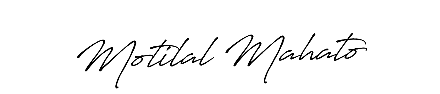 How to make Motilal Mahato name signature. Use Antro_Vectra_Bolder style for creating short signs online. This is the latest handwritten sign. Motilal Mahato signature style 7 images and pictures png