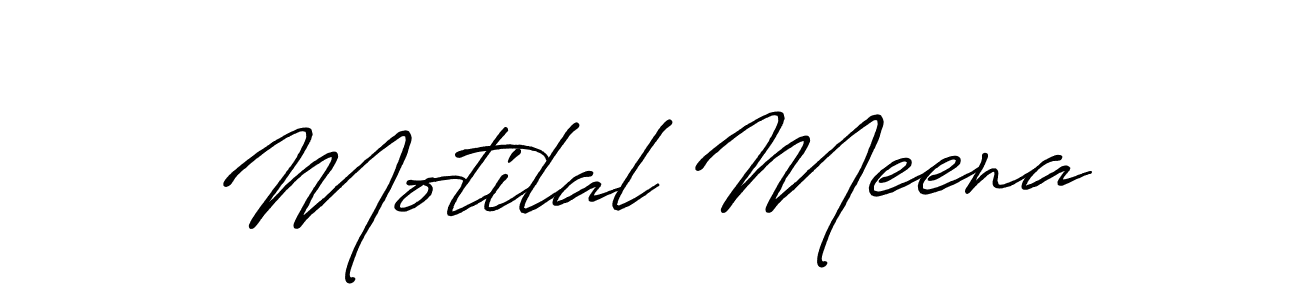 Use a signature maker to create a handwritten signature online. With this signature software, you can design (Antro_Vectra_Bolder) your own signature for name Motilal Meena. Motilal Meena signature style 7 images and pictures png