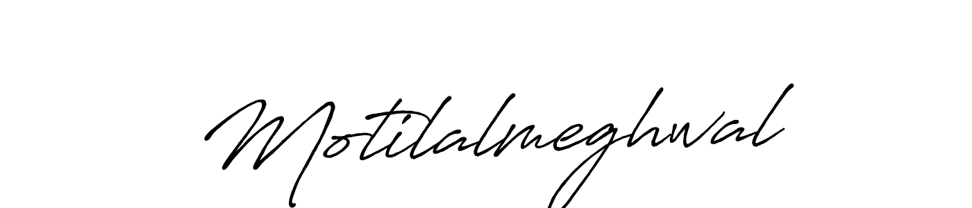 Also we have Motilalmeghwal name is the best signature style. Create professional handwritten signature collection using Antro_Vectra_Bolder autograph style. Motilalmeghwal signature style 7 images and pictures png