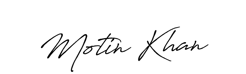 Also we have Motin Khan name is the best signature style. Create professional handwritten signature collection using Antro_Vectra_Bolder autograph style. Motin Khan signature style 7 images and pictures png
