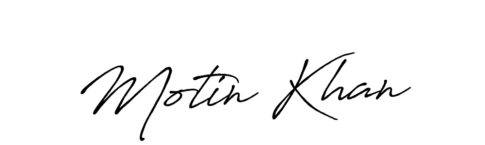 How to make Motin Khan name signature. Use Antro_Vectra_Bolder style for creating short signs online. This is the latest handwritten sign. Motin Khan signature style 7 images and pictures png