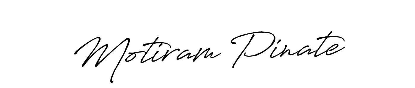 How to make Motiram Pinate signature? Antro_Vectra_Bolder is a professional autograph style. Create handwritten signature for Motiram Pinate name. Motiram Pinate signature style 7 images and pictures png