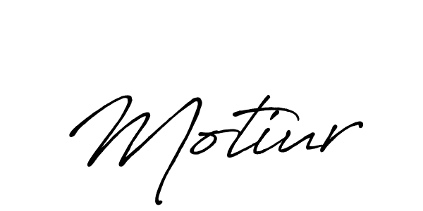 Motiur stylish signature style. Best Handwritten Sign (Antro_Vectra_Bolder) for my name. Handwritten Signature Collection Ideas for my name Motiur. Motiur signature style 7 images and pictures png