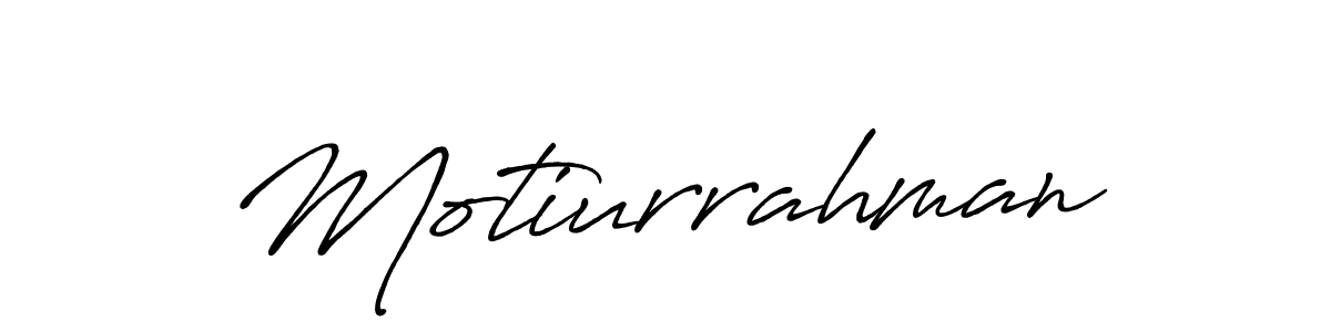 Use a signature maker to create a handwritten signature online. With this signature software, you can design (Antro_Vectra_Bolder) your own signature for name Motiurrahman. Motiurrahman signature style 7 images and pictures png