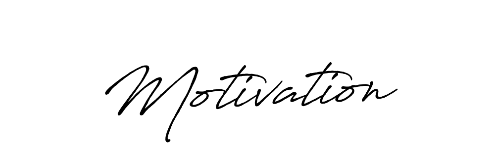 Make a beautiful signature design for name Motivation. With this signature (Antro_Vectra_Bolder) style, you can create a handwritten signature for free. Motivation signature style 7 images and pictures png