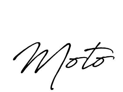 Also we have Moto name is the best signature style. Create professional handwritten signature collection using Antro_Vectra_Bolder autograph style. Moto signature style 7 images and pictures png