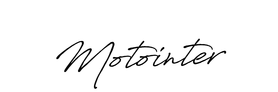 Create a beautiful signature design for name Motointer. With this signature (Antro_Vectra_Bolder) fonts, you can make a handwritten signature for free. Motointer signature style 7 images and pictures png