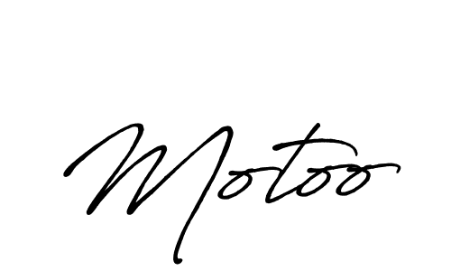 Make a beautiful signature design for name Motoo. Use this online signature maker to create a handwritten signature for free. Motoo signature style 7 images and pictures png