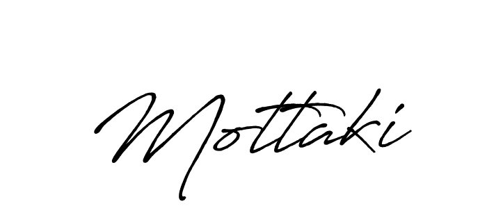 Design your own signature with our free online signature maker. With this signature software, you can create a handwritten (Antro_Vectra_Bolder) signature for name Mottaki. Mottaki signature style 7 images and pictures png