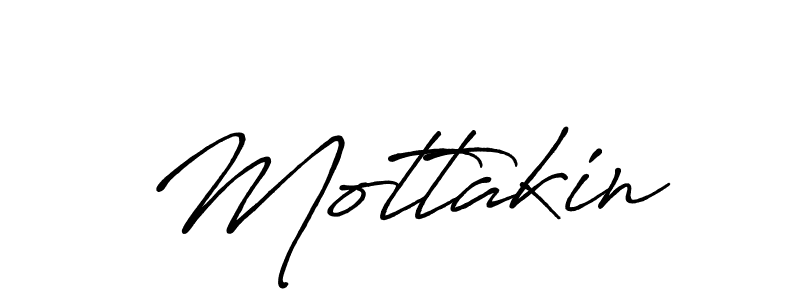 Create a beautiful signature design for name Mottakin. With this signature (Antro_Vectra_Bolder) fonts, you can make a handwritten signature for free. Mottakin signature style 7 images and pictures png