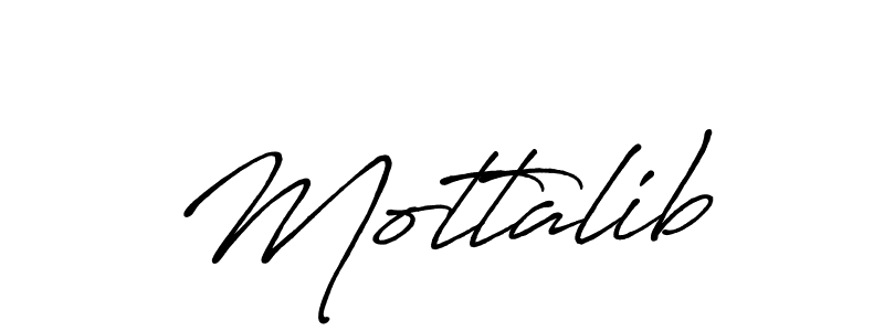 Create a beautiful signature design for name Mottalib. With this signature (Antro_Vectra_Bolder) fonts, you can make a handwritten signature for free. Mottalib signature style 7 images and pictures png
