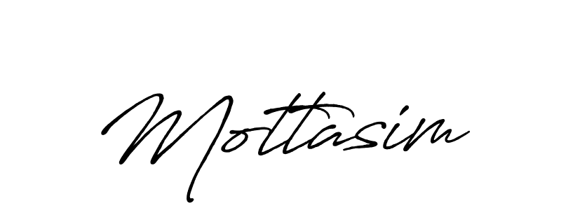 Make a beautiful signature design for name Mottasim. With this signature (Antro_Vectra_Bolder) style, you can create a handwritten signature for free. Mottasim signature style 7 images and pictures png