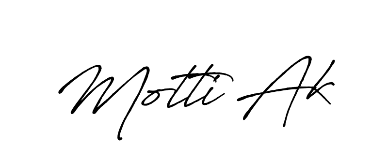 if you are searching for the best signature style for your name Motti Ak. so please give up your signature search. here we have designed multiple signature styles  using Antro_Vectra_Bolder. Motti Ak signature style 7 images and pictures png