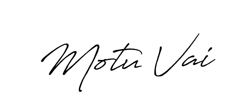 Antro_Vectra_Bolder is a professional signature style that is perfect for those who want to add a touch of class to their signature. It is also a great choice for those who want to make their signature more unique. Get Motu Vai name to fancy signature for free. Motu Vai signature style 7 images and pictures png