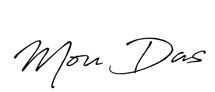 Antro_Vectra_Bolder is a professional signature style that is perfect for those who want to add a touch of class to their signature. It is also a great choice for those who want to make their signature more unique. Get Mou Das name to fancy signature for free. Mou Das signature style 7 images and pictures png