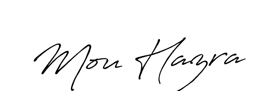 Here are the top 10 professional signature styles for the name Mou Hazra. These are the best autograph styles you can use for your name. Mou Hazra signature style 7 images and pictures png