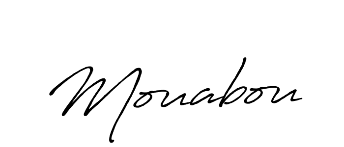 Once you've used our free online signature maker to create your best signature Antro_Vectra_Bolder style, it's time to enjoy all of the benefits that Mouabou name signing documents. Mouabou signature style 7 images and pictures png