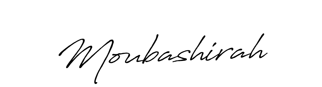 Antro_Vectra_Bolder is a professional signature style that is perfect for those who want to add a touch of class to their signature. It is also a great choice for those who want to make their signature more unique. Get Moubashirah name to fancy signature for free. Moubashirah signature style 7 images and pictures png