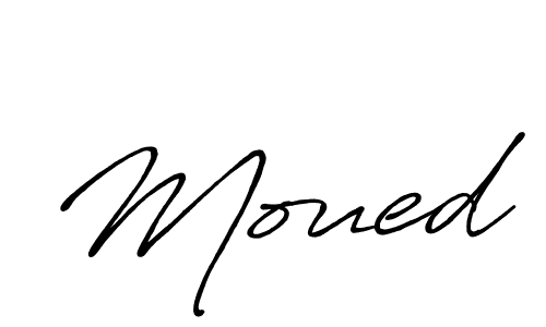 Also You can easily find your signature by using the search form. We will create Moued name handwritten signature images for you free of cost using Antro_Vectra_Bolder sign style. Moued signature style 7 images and pictures png