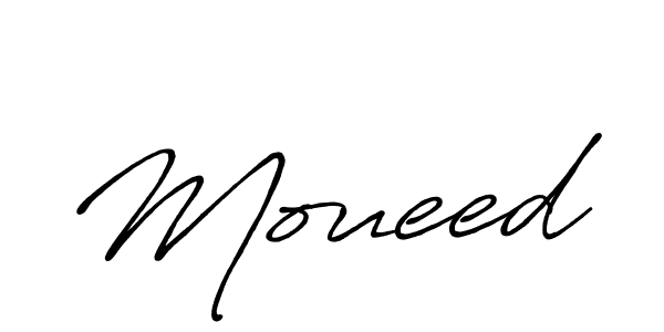 Make a beautiful signature design for name Moueed. With this signature (Antro_Vectra_Bolder) style, you can create a handwritten signature for free. Moueed signature style 7 images and pictures png