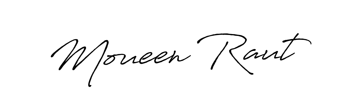 Also we have Moueen Raut name is the best signature style. Create professional handwritten signature collection using Antro_Vectra_Bolder autograph style. Moueen Raut signature style 7 images and pictures png