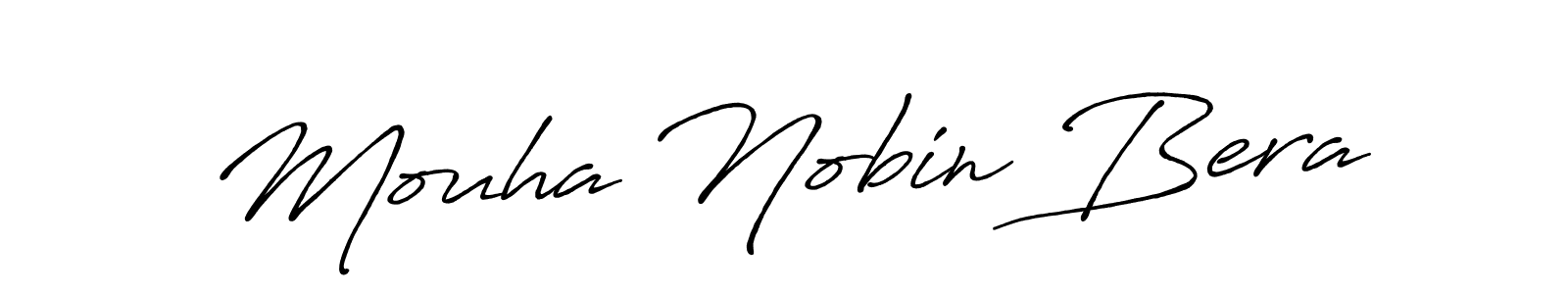 This is the best signature style for the Mouha Nobin Bera name. Also you like these signature font (Antro_Vectra_Bolder). Mix name signature. Mouha Nobin Bera signature style 7 images and pictures png